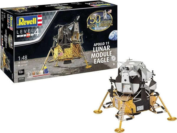 Apollo 11 Lunar Module "Eagle" Gift Set 1/48 Scale Revell 03701
