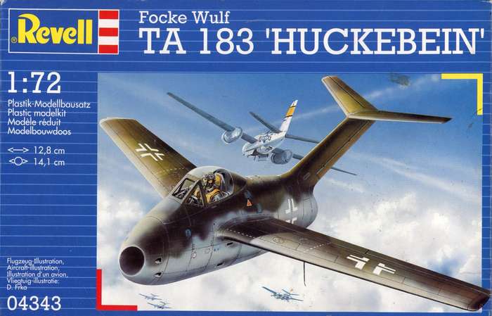 Focke-Wulf TA 183 Huckenbein - 1/72 Scale (Revell)(REV04343)(TH2370)
