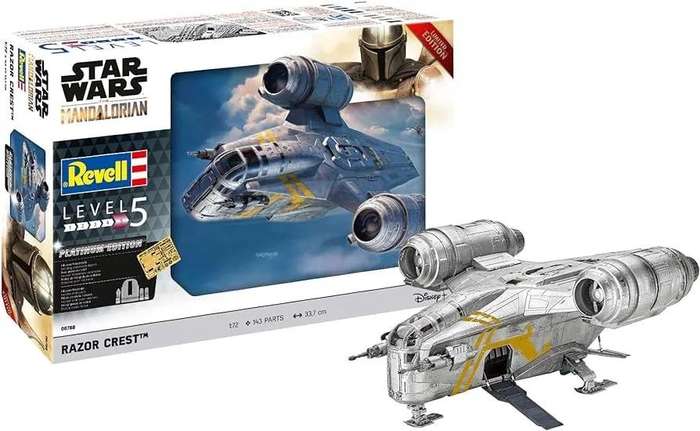 The Mandalorian: Razor Crest Platinum Edition 1/72 Scale REVELL 06788