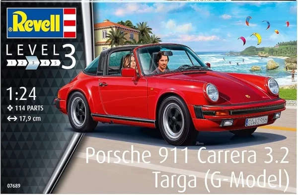 Porsche 911 Carrera 3.2 Targa (G-Model) - 1/24 Scale Revell 07689