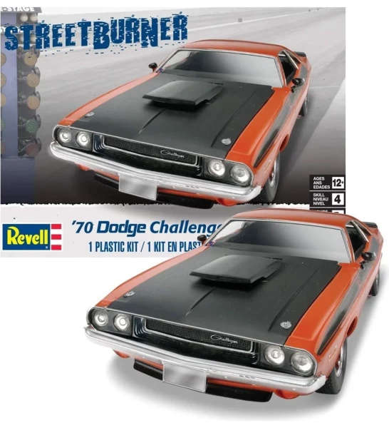 Dodge Challenger 1970 (2 In 1 kit) - 1/24 Scale Revell 12596
