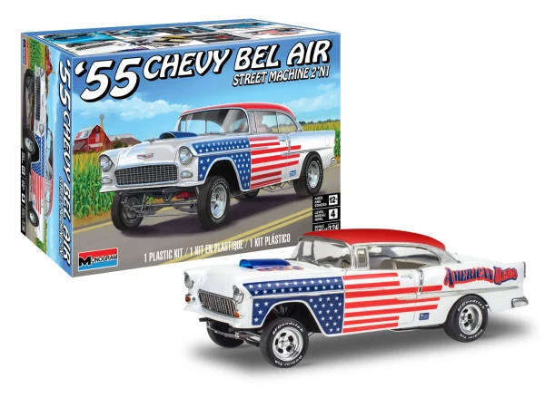 1955 Chevy Bel Air Street Machine 2 in 1 - 1/24 Scale Revell 14519