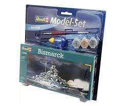 Model Set German Battleship "Bismarck" 1/1200 Scale REVELL 65802