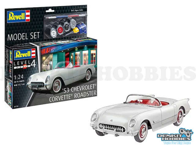 Model Set 1953 Corvette Roadster 1/24 Scale REVELL 67718