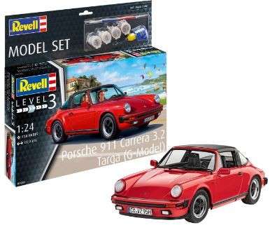 Model Set Porsche 911 Carrera 3.2 Targa 1/24 Scale REVELL 67689