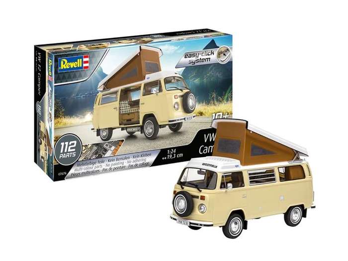 Model Set VW T2 Camper (Easy Click System) 1/24 Scale REVELL 67676