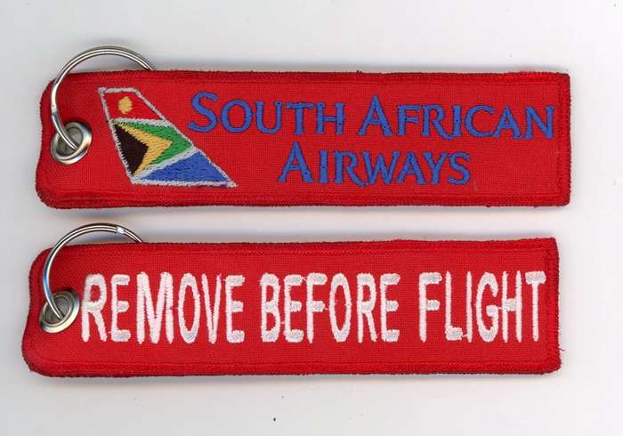 South African Airways/Remove Before Flight Key Rings (SA-30)