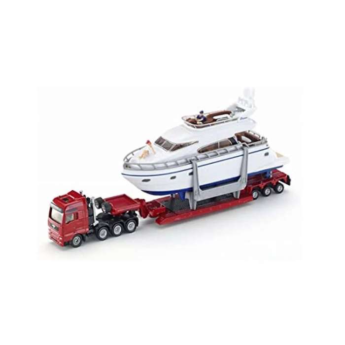 MAN Heavy Haulage Transporter w/Yacht 1/87 Scale Siku 1849