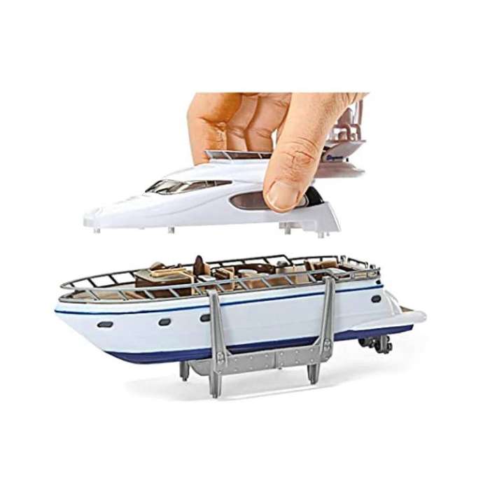 MAN Heavy Haulage Transporter w/Yacht 1/87 Scale Siku 1849