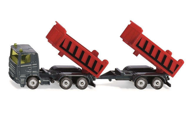 Truck with Dumper Body and Trailer (Siku 1685)