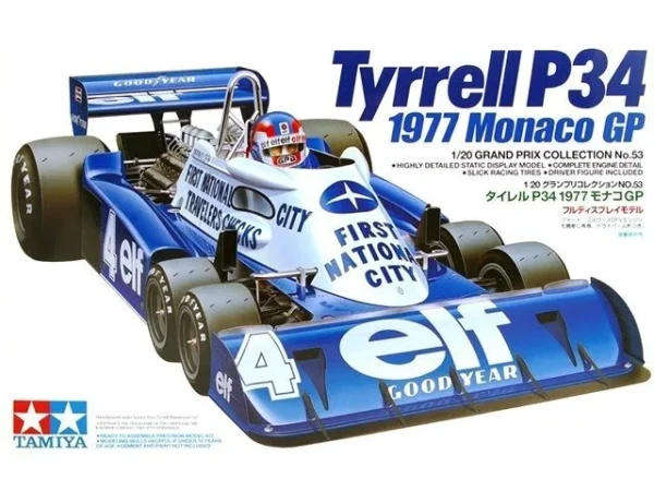 Tyrrell P34 Monaco GP 1977 - 1/20 Scale (Tamiya 20053)