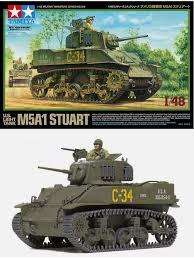 US Light Tank M5A1 Stuart - 1/48 Scale (Tamiya 32606)