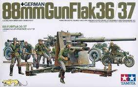 German 88mm Gun Flak 36/37 - 1/35 Scale (Tamiya 35017)