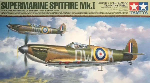 Supermarine Spitfire Mk.1 - 1/48 Scale (Tamiya 61119)