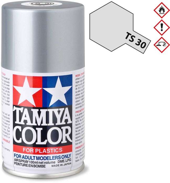 Silver Leaf Spray Can 100ml Tamiya TS-30