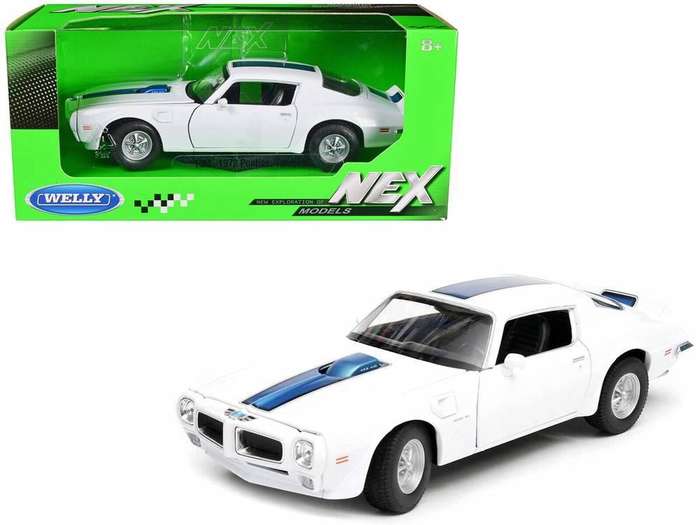 Pontiac Firebird Trans Am White 1972 1/24 Scale WEL24075WHITE