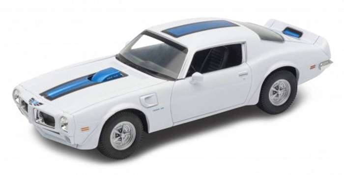 Pontiac Firebird Trans Am White 1972 1/24 Scale WEL24075WHITE