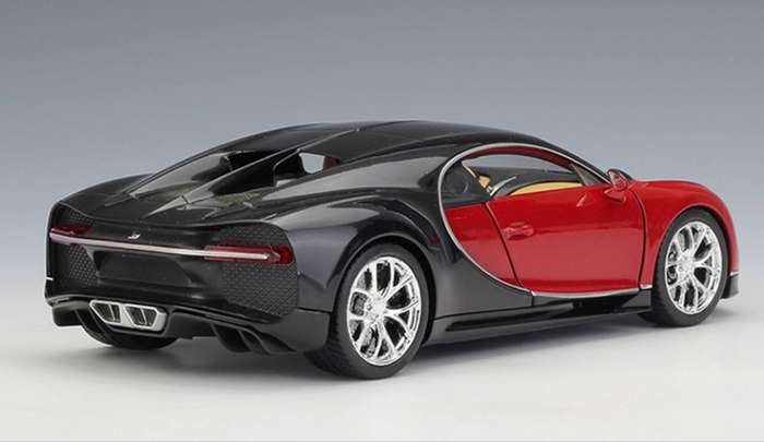 Bugatti Chiron Red 1/24 Scale WELLY 24077W-RED