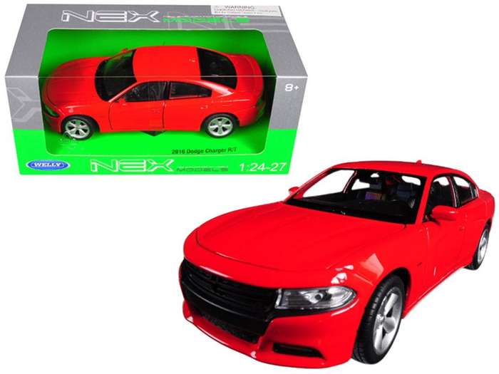 Dodge Charger RT Red 1/24 Scale WELLY 24079RED
