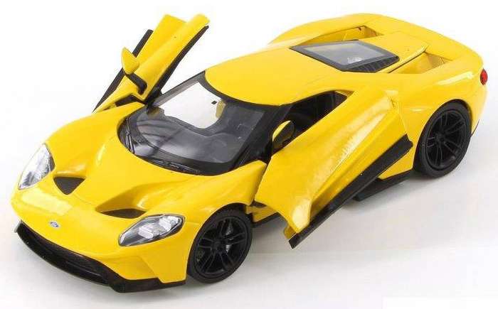 Ford GT Yellow 2017 1/24 Scale WELLY 24082W-YELLOW