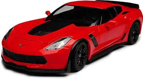 Chevrolet Corvette Z06 RED 2017 1/24 Scale WELLY 24085RED