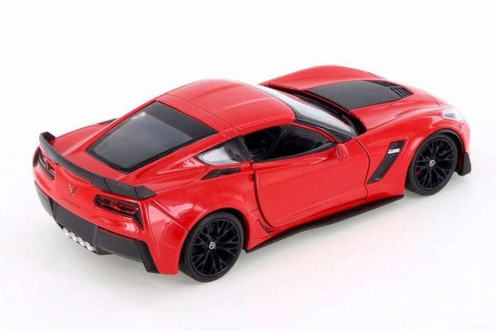 Chevrolet Corvette Z06 RED 2017 1/24 Scale WELLY 24085RED