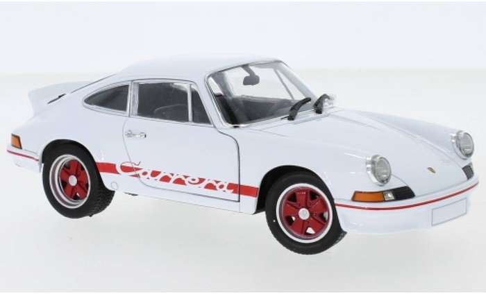 Porsche 911 Carrera RS 2.7 White 1/24 Scale WELLY 24086