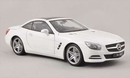 Mercedes-Benz SL500 Hard Top (White) 2012 - 1/18 Scale (Welly WEL18046HW)