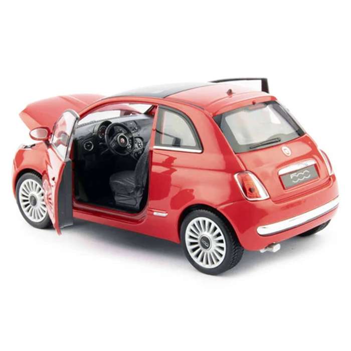 FIAT 500 Red 2007 1/24 Scale WELLY 22514RED