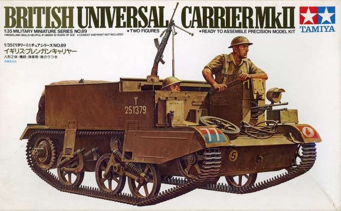 Universal Carrier Mk.II - 1/35 Scale (Tamiya)(TAM35089)(ON0197)