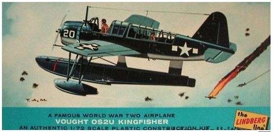 Vought OS2U Kingfisher - 1/72 Scale (LIN481)(Lindberg)
