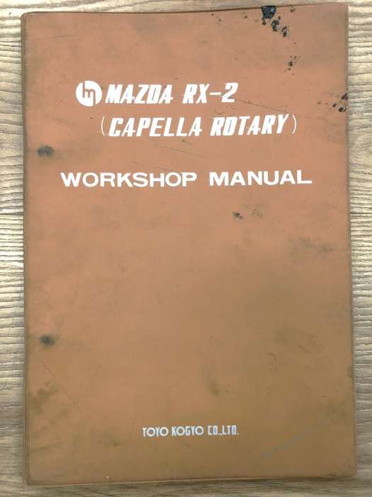 MAZDA RX2 CAPELLA ROTARY SEDAN COUPE WORKSHOP MANUAL BOOK (CAPELLA)