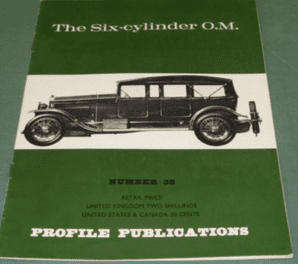 Profile Publications NO 38 - The Six-Cylinder O.M (CPP38)