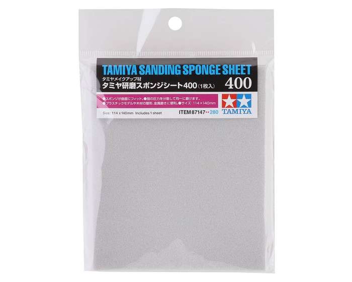 Sanding Sponge Sheet 400 TAMIYA 87147