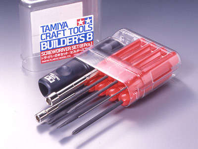 Builders 8 Screwdriver Set TAMIYA 74023