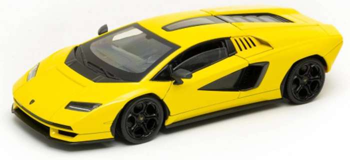Lamborghini Countach LPI 800-4 Pullback Yellow 1/35 Scale WELLY 43818CW