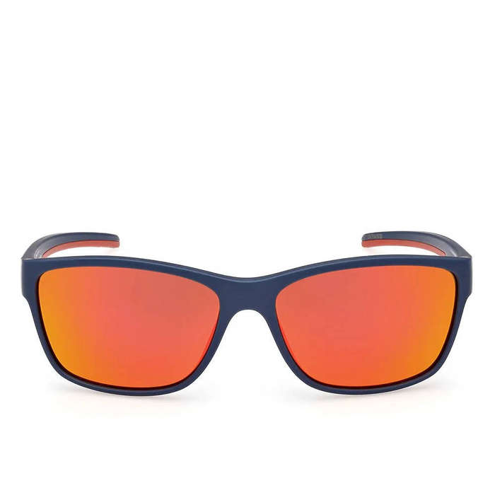 BMW Motorsports Mens M Sport Mirror Sunglasses Blue/Orange