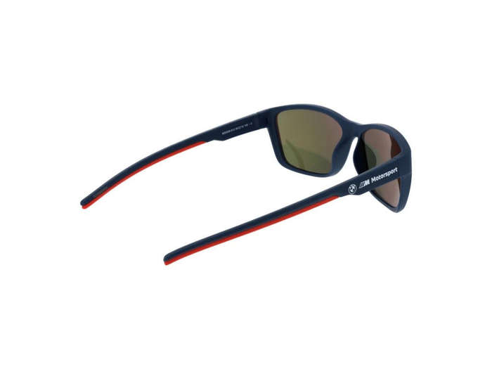 BMW Motorsports Mens M Sport Mirror Sunglasses Blue/Orange