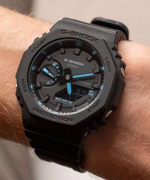CASIO Mens G-Shock Carbon Core 45mm Watch GA-2100 Series