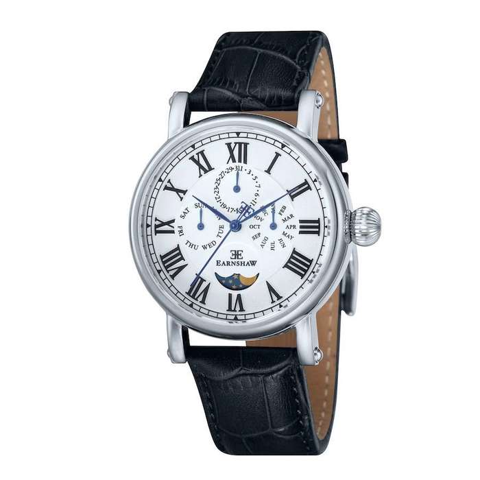 Thomas Earnshaw Men's Maskelyn Moonphase Chronograph Watch