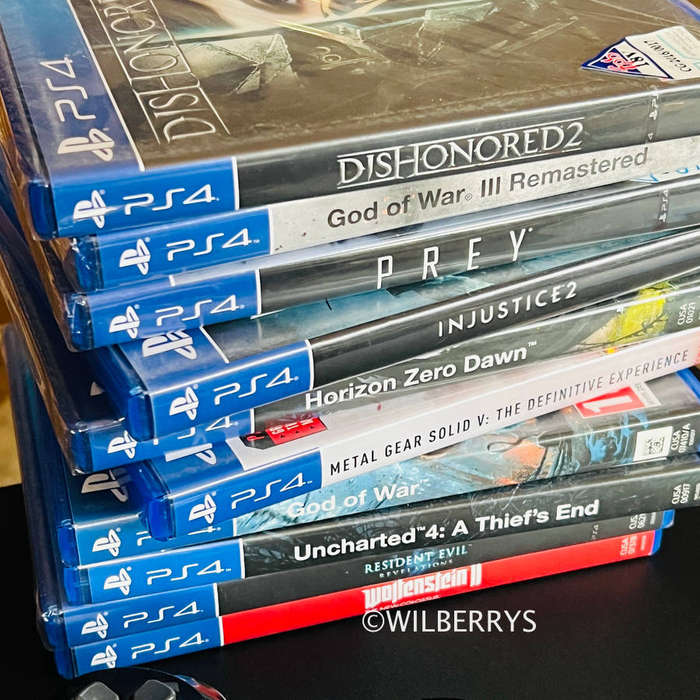 Sony Playstation 4 PS4 Console + 10 Game Bundle Dishonoured 2, God of War, MGSV, Horizon and more