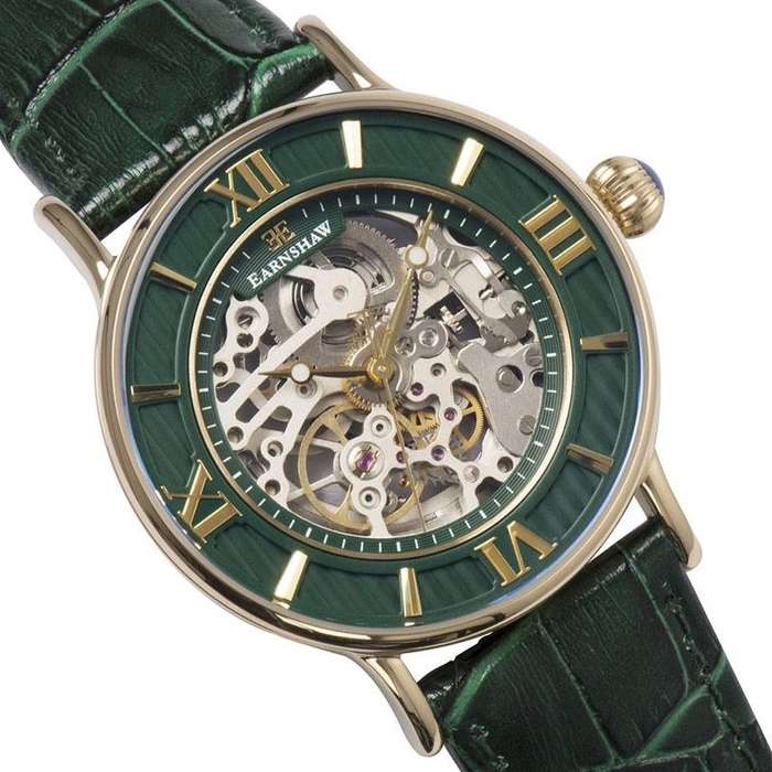 Thomas Earnshaw Mens Darwin Automatic Skeleton Watch