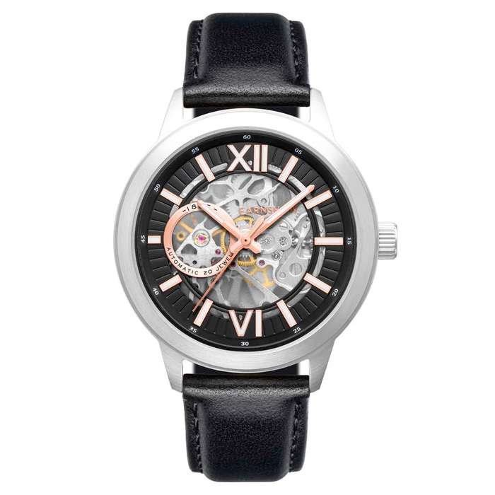 Thomas Earnshaw Steam Engine Open Heart Skeleton Automatic Watch