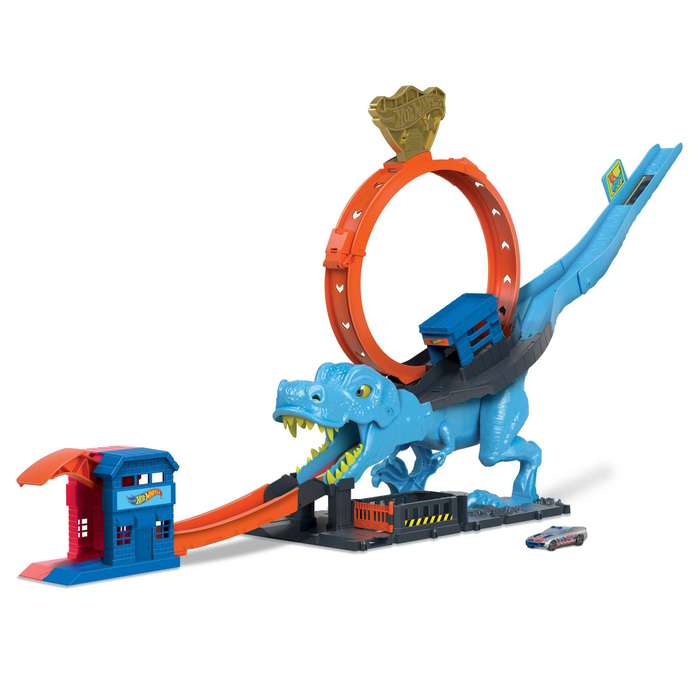 HOT WHEELS City T-Rex Chomp Down, Playset