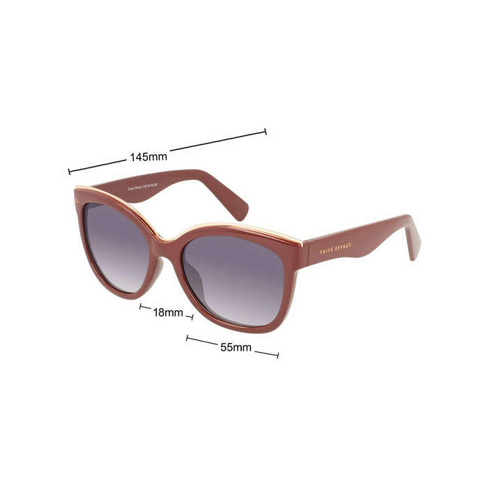 Prive Revaux Women's PREMIUM Luxury Lovey Dovey Merlot Sunglasses