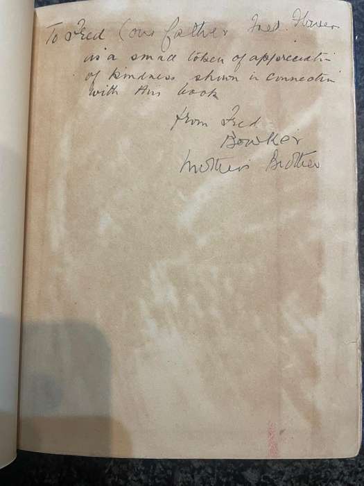 SIGNED! "TROUT FLIES BY KINGFISHER" & "A TROUT FISHER IN SOUTH AFRICA BY KINGFISHER" AKA FRED BOWKER