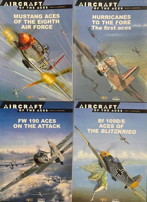 1 x COLLECTION OF 25 AIRCRAFT OF THE ACES: MEN & LEGENDS MAGAZINES
