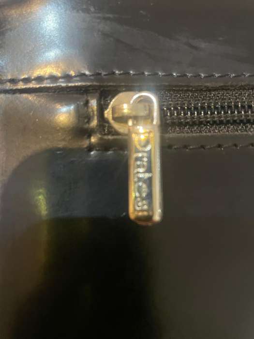 DESIGNER PRATESI BLACK LEATHER BRIEFCASE WITH WORKING LOCK MECHANISM MADE IN ITALY