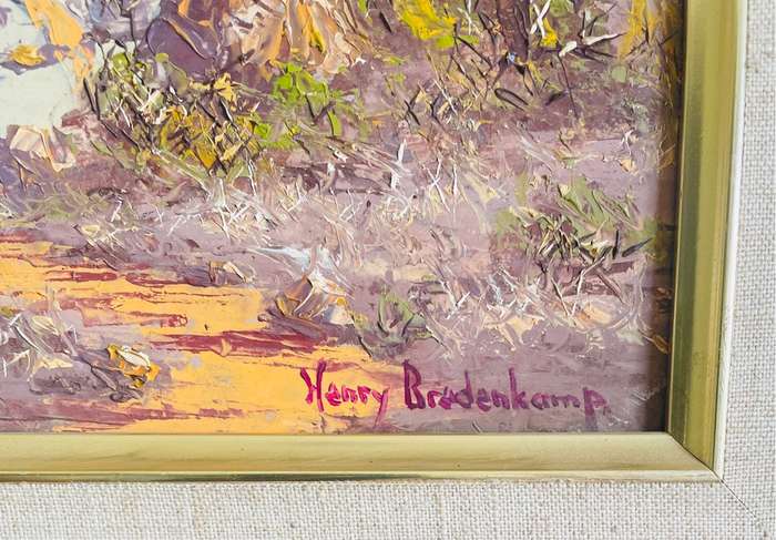 Vibrant Landscape Painting by Henry Bredenkamp