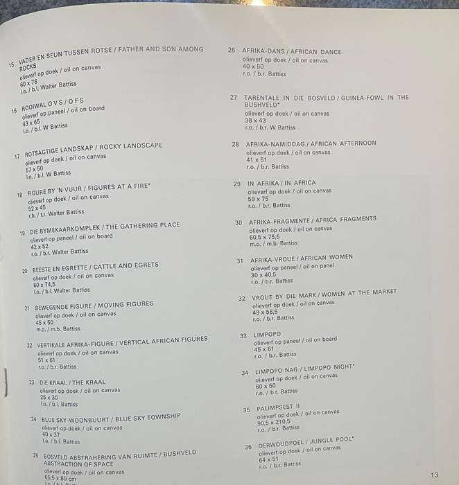 SCARCE!! WALTER BATTISS, 1979,  EXHIBITION CATALOGUE